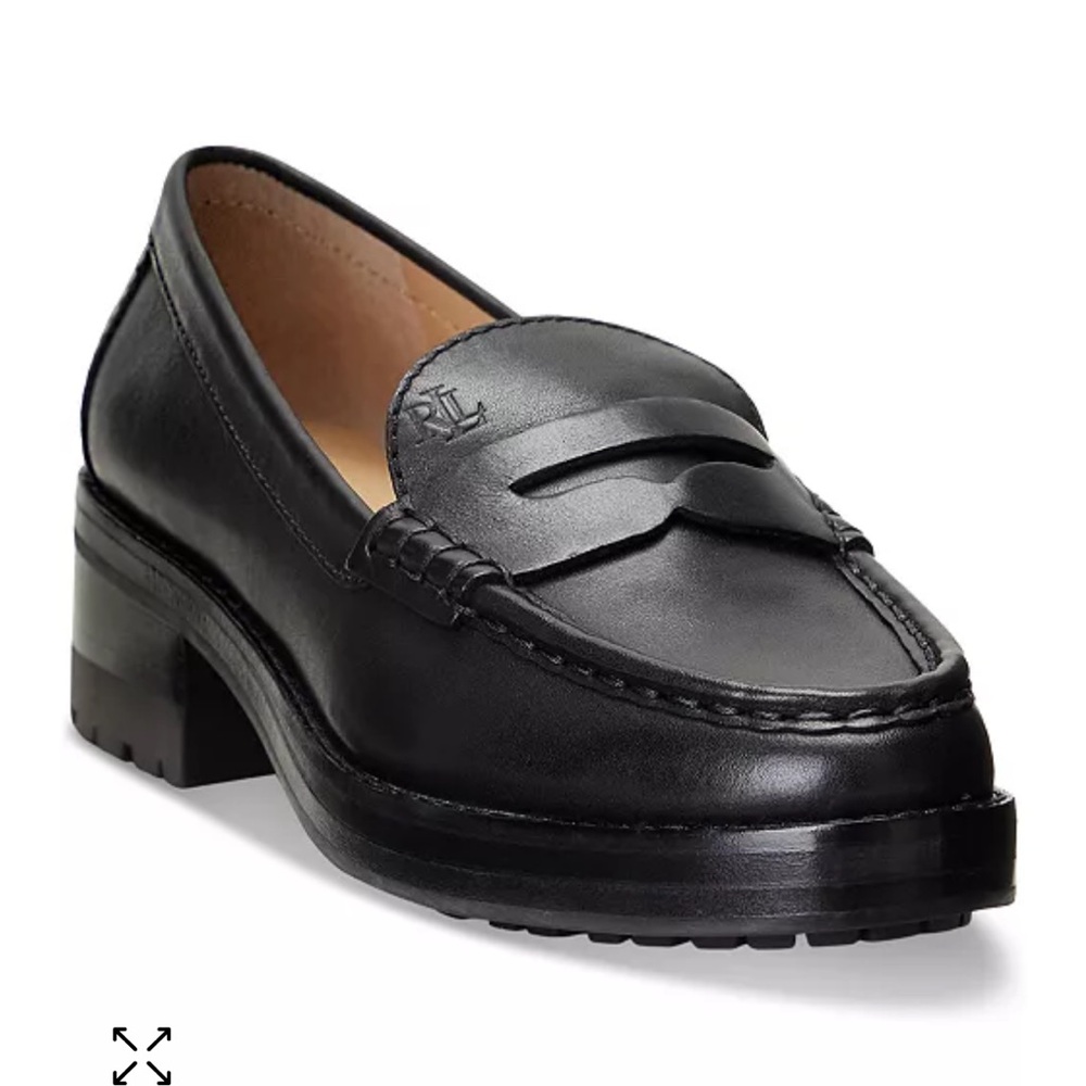 Lauren Ralph Lauren Wren Loafer Black Size 5.5 US/ 36 EU